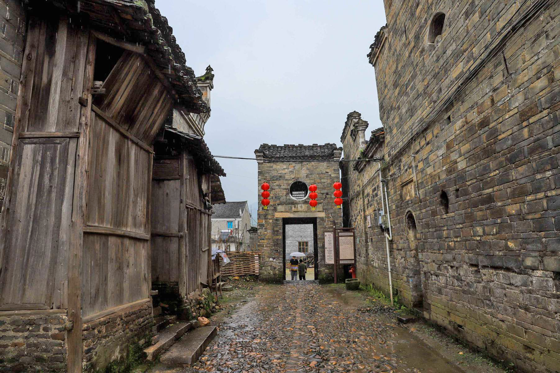 流坑古村