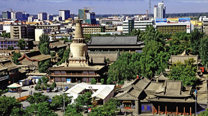 张掖大佛寺
