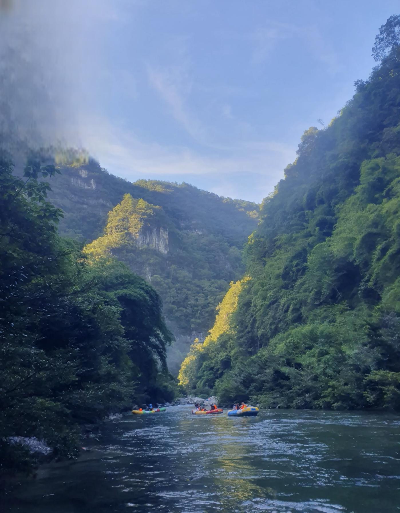 杉木河漂流
